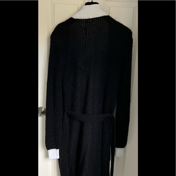 ❤️Blogger’s Favorite. New - Balmain Belted two- tone ribbed knit cardigan - Picture 11 of 12
